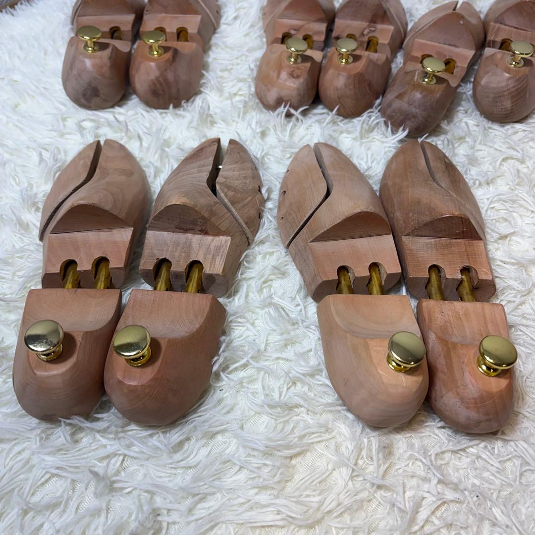 シューキーパー 木製 シューツリー 27.0〜28.0cm 5足セット①