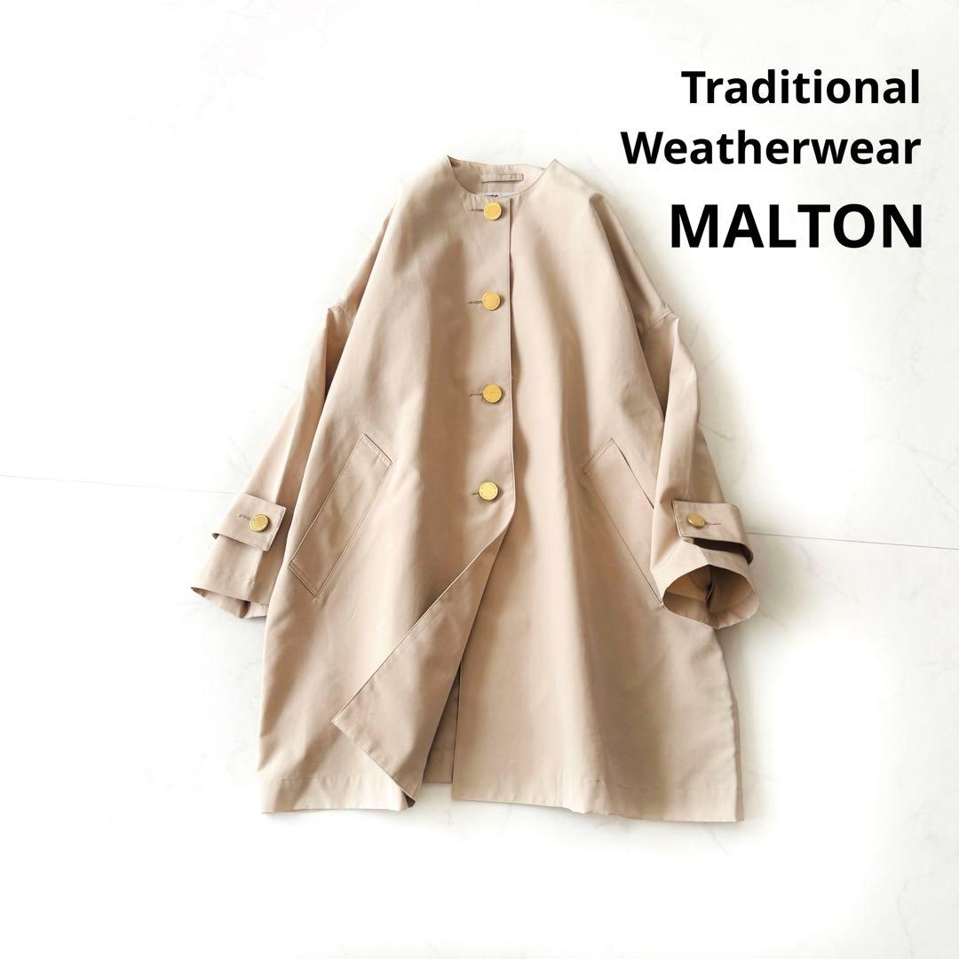 トラディショナルウェザーウェア　　2025SS✨MALTON　ノーカラー
