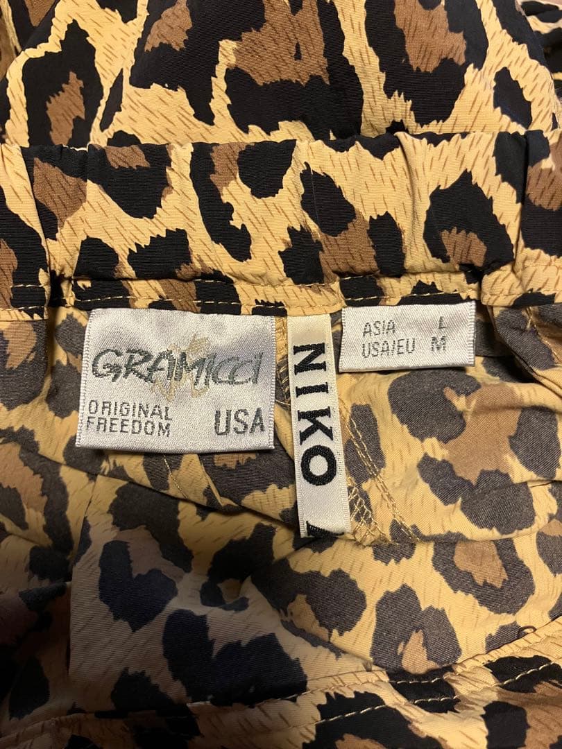 GRAMICCI ヒョウ柄 サルエルパンツ M