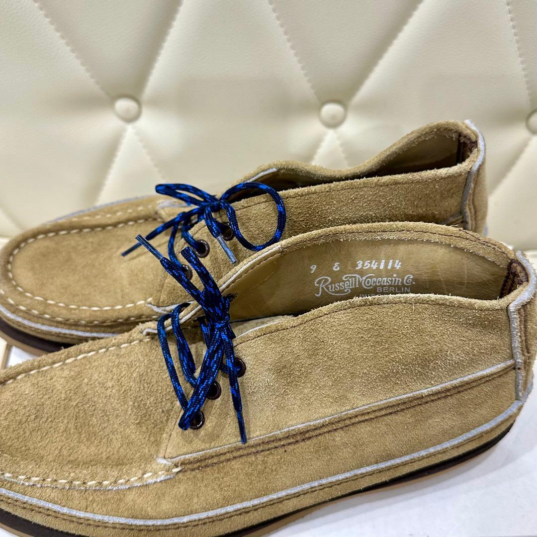 ラッセルモカシン スポーティング クレーチャッカ ララミースエード
