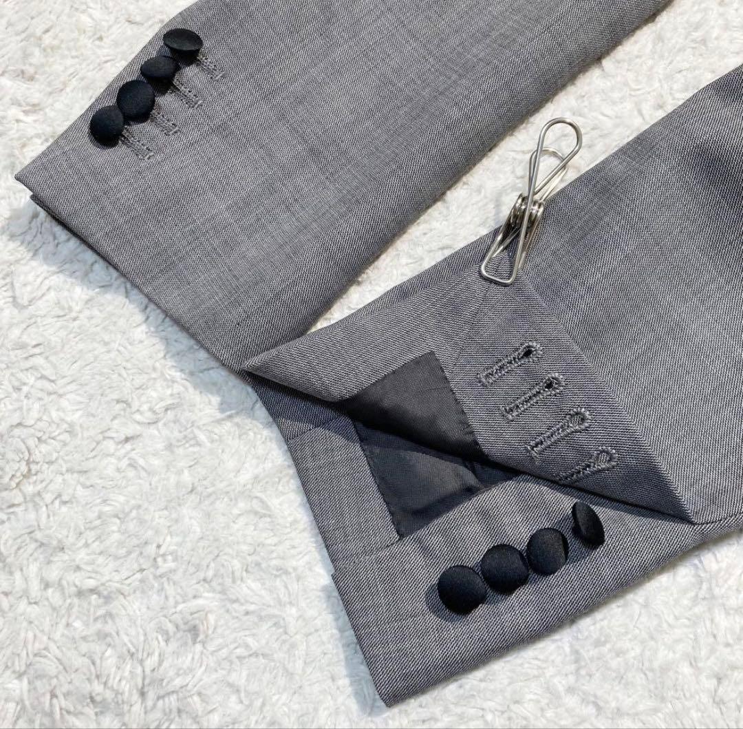 ラルディーニ スリーピース タキシード グレー サイドライン 42