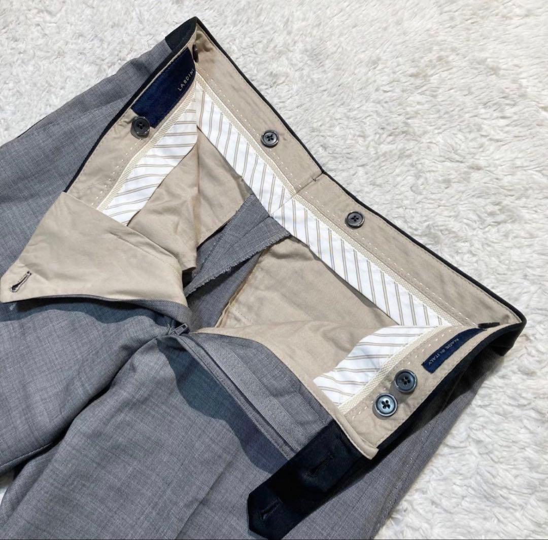 ラルディーニ スリーピース タキシード グレー サイドライン 42