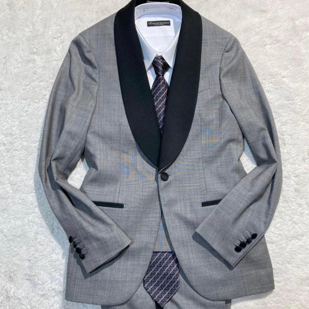 ラルディーニ スリーピース タキシード グレー サイドライン 42