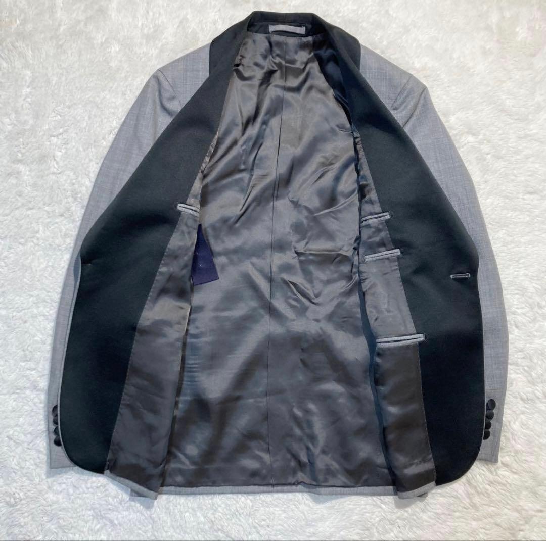 ラルディーニ スリーピース タキシード グレー サイドライン 42