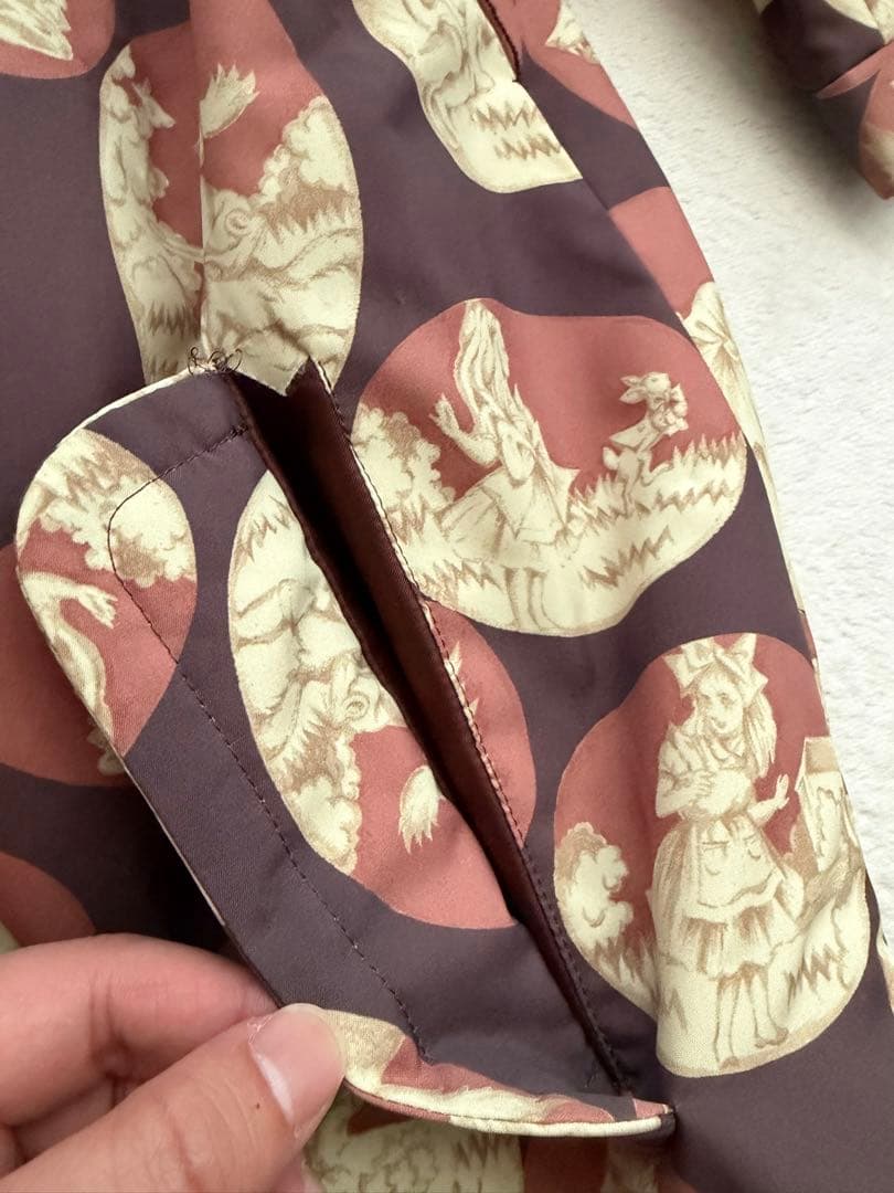 希少！Jane Maple ジェーンマープル イラストプリント 中綿コート