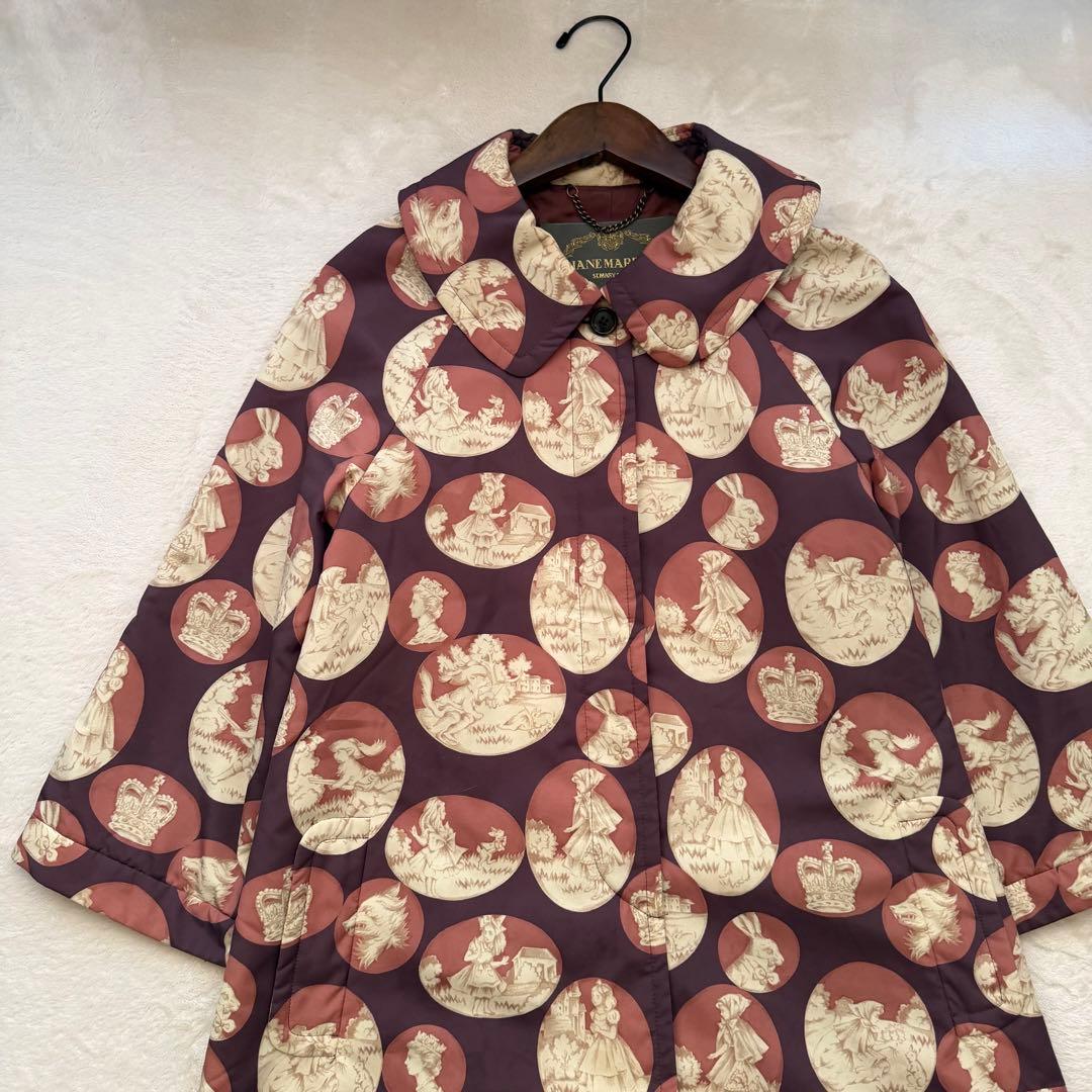 希少！Jane Maple ジェーンマープル イラストプリント 中綿コート