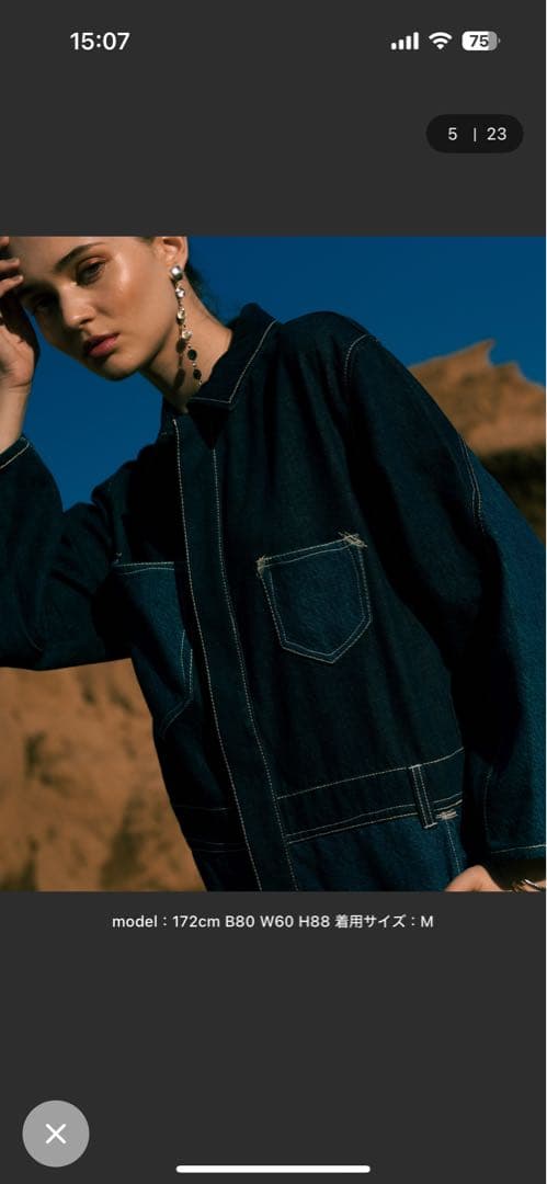 Levi＇s(R) RED COVERALL CRYSTALINE ツナギ