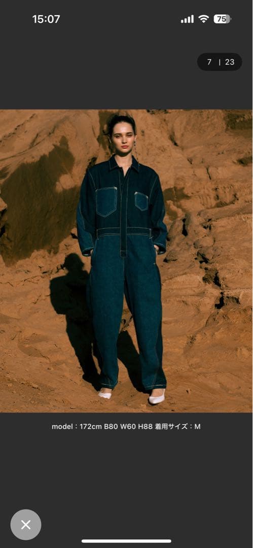 Levi＇s(R) RED COVERALL CRYSTALINE ツナギ