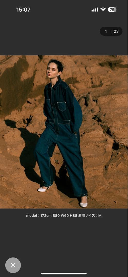 Levi＇s(R) RED COVERALL CRYSTALINE ツナギ