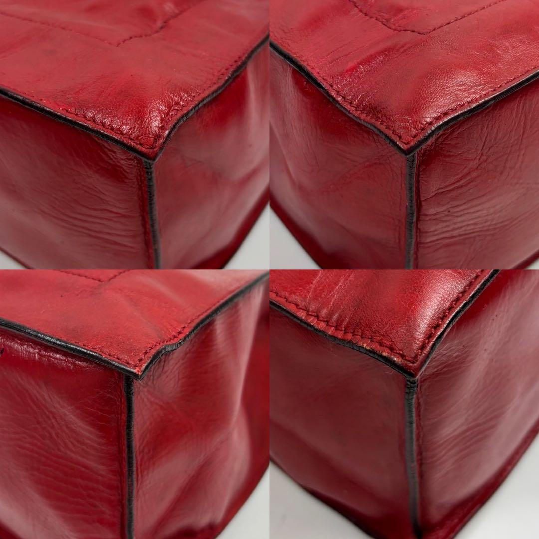 バッグ MIUMIU Big Red Leather Bag Archive