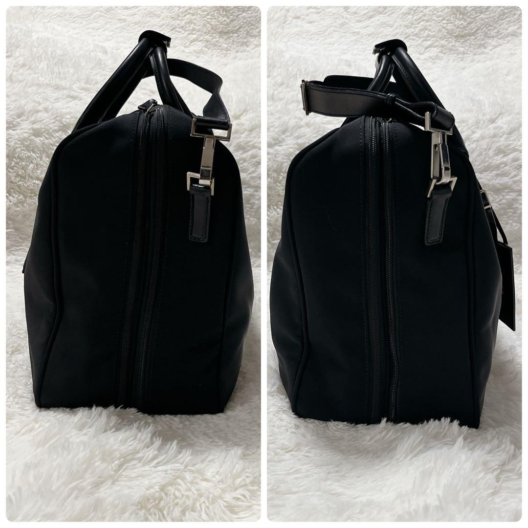 極美品✨GUCCI グッチ　ビジネスバッグ　黒　ボストンバッグ　ショルダーバッグ