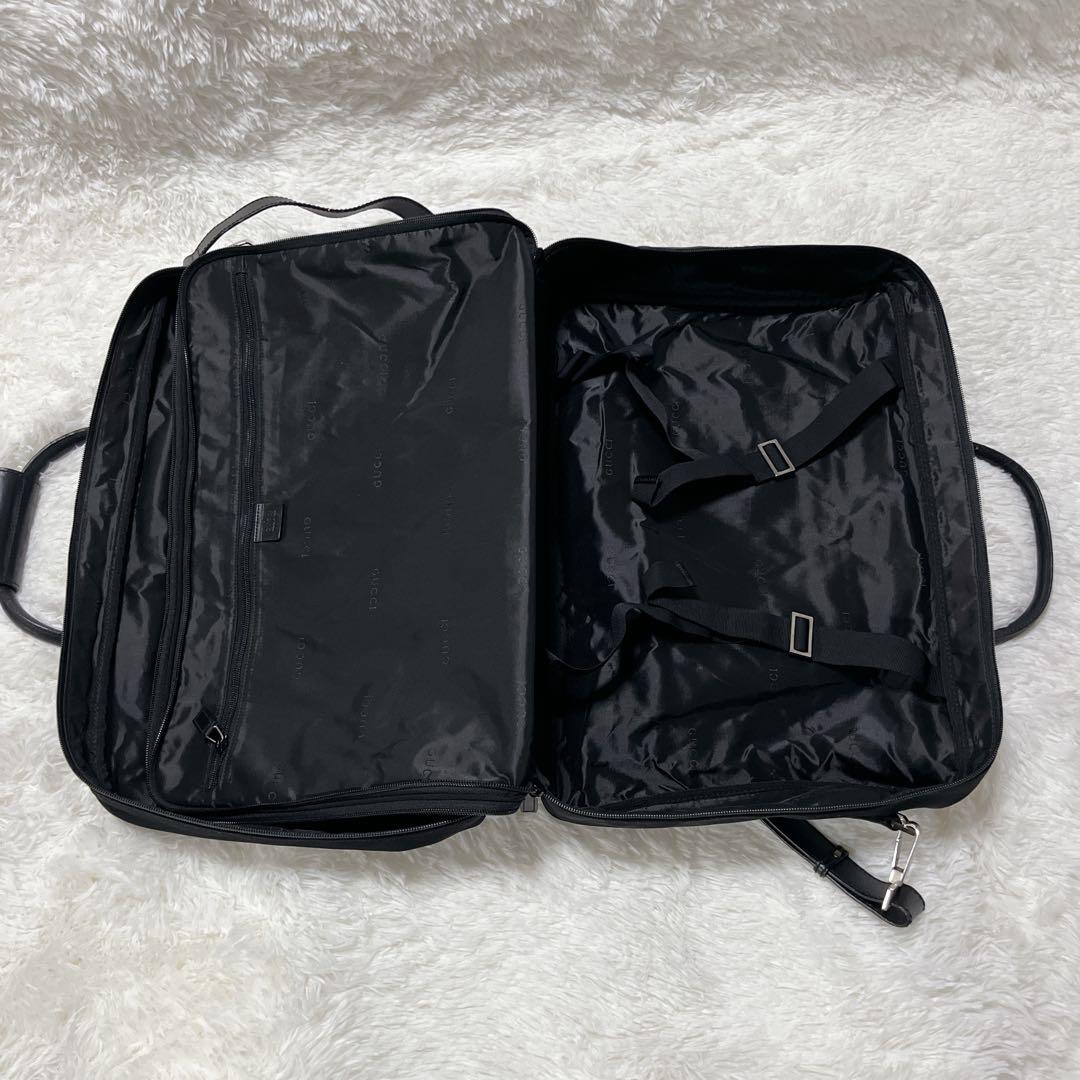 極美品✨GUCCI グッチ　ビジネスバッグ　黒　ボストンバッグ　ショルダーバッグ
