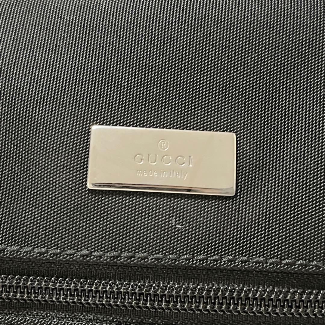 極美品✨GUCCI グッチ　ビジネスバッグ　黒　ボストンバッグ　ショルダーバッグ