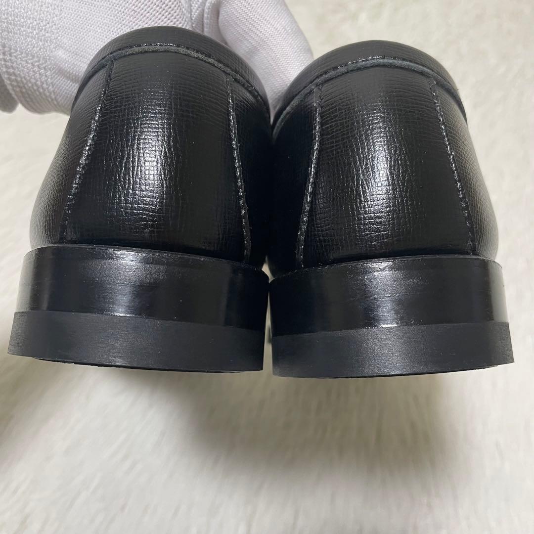 極美品✨リーガル　ローファー　本革　黒　25cm オンオフ兼用　シボ革