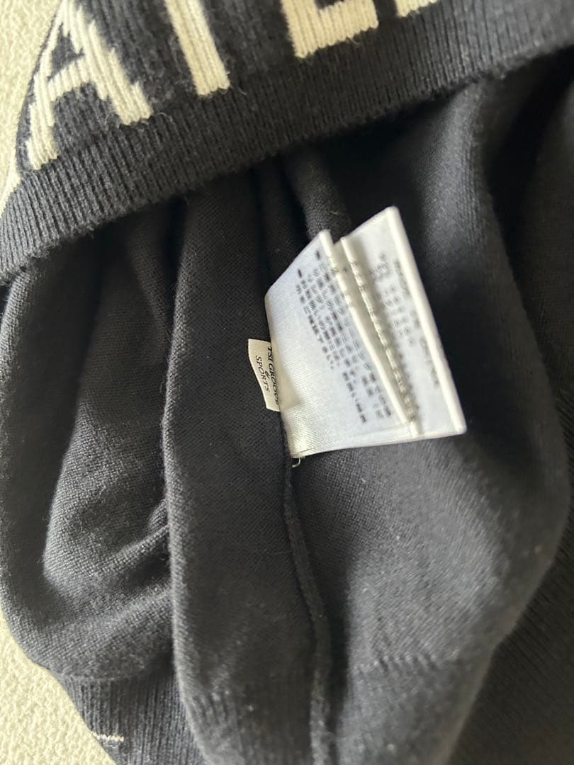 新品 パーリーゲイツ タートルネックニット セーター ネイビー濃紺