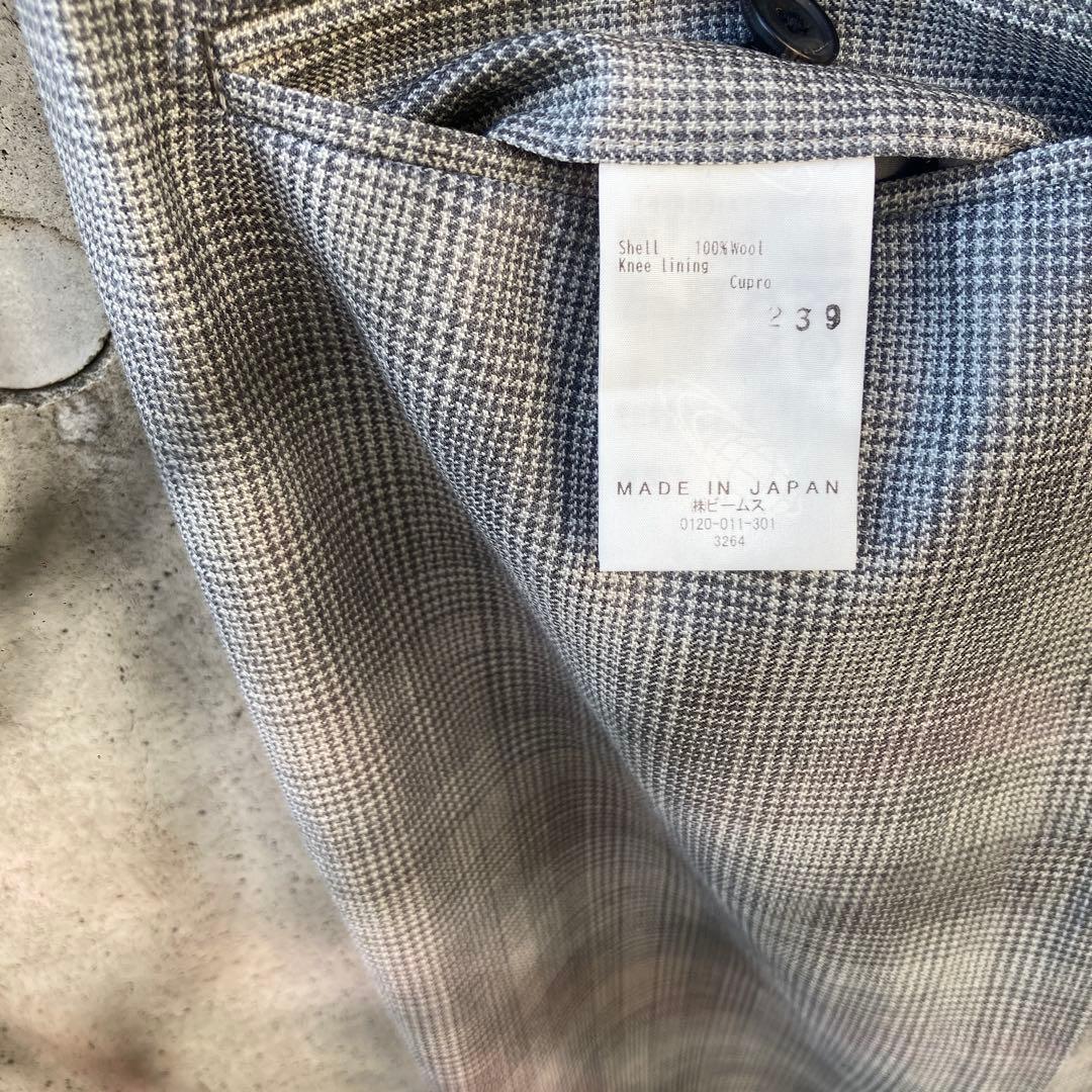 新品BEAMS カスタムテーラーパンツ　グルカ　ベルトレス