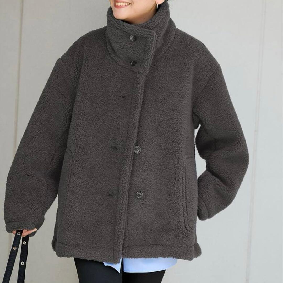 JOURNAL STANDARD エコファーショートブルゾン