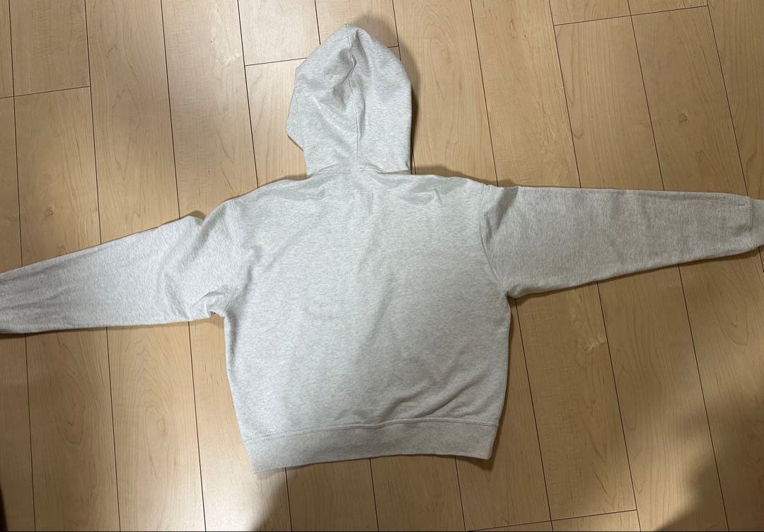 DANTON グレー フード付きパーカー サイズ38