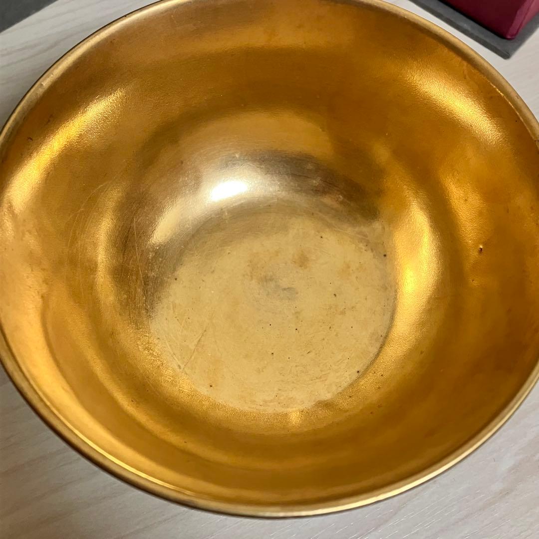 専用出品黄金 長寿碗 黄金碗 陶器 お椀 箱あり
