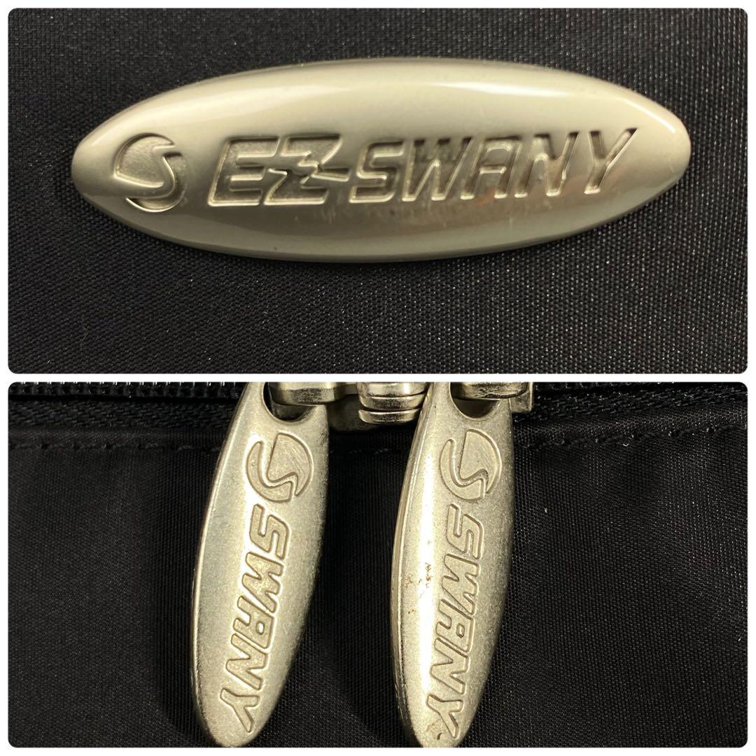 スワニー　ショッピングカート　ショルダーバック付き　バッグ取外し可　鍵付き　黒