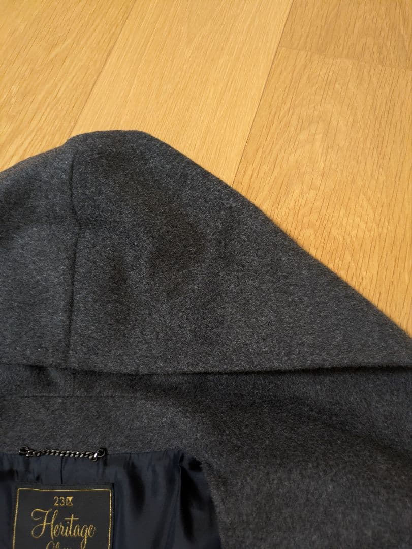 極美品　23区　ロロ・ピアーナ　ロロピアーナ　ウールコート　フード　38