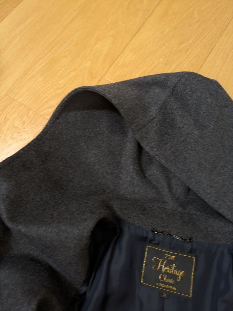 極美品　23区　ロロ・ピアーナ　ロロピアーナ　ウールコート　フード　38