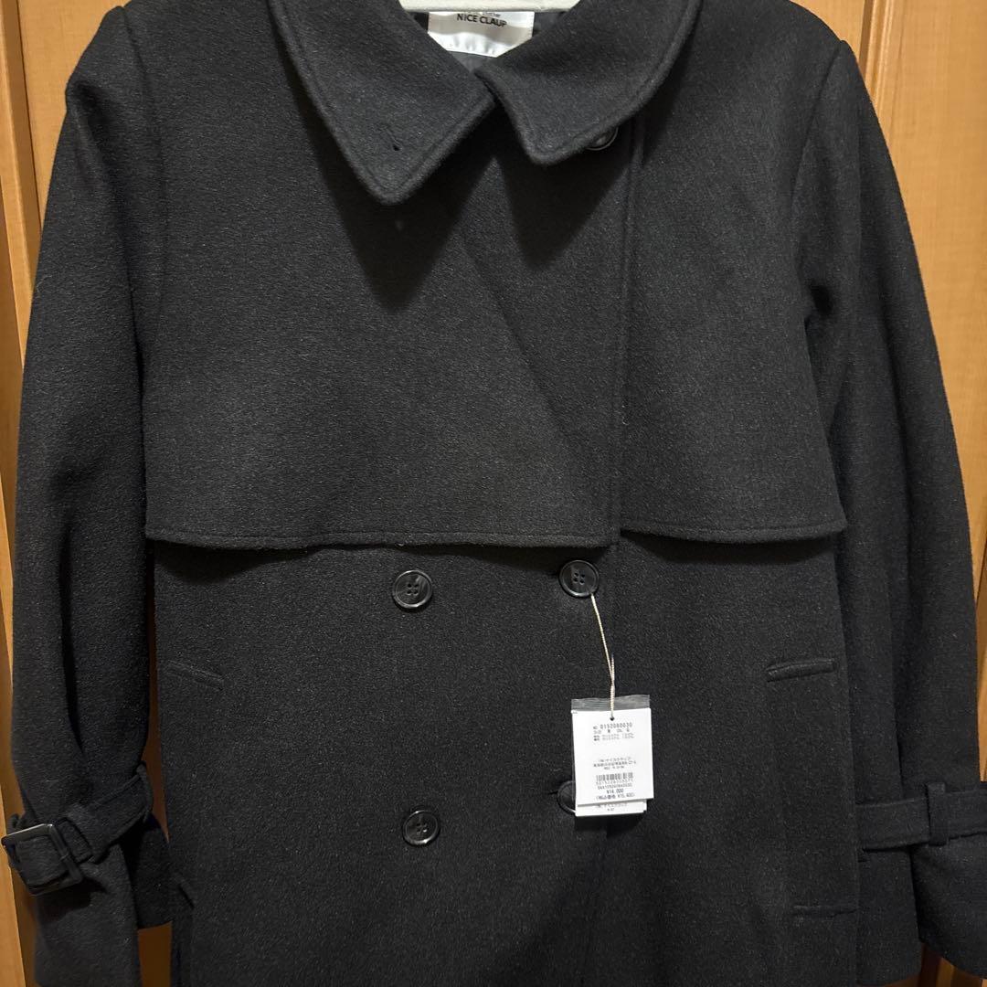 ロングステンカラーコート　M タグ付き