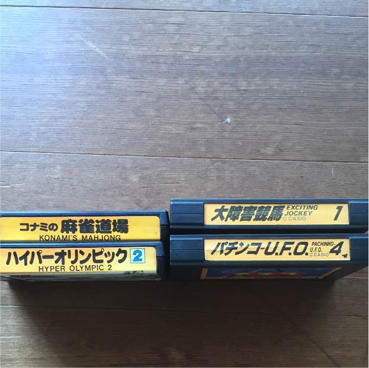 言い値を ゲームカセット コナミとカシオの名作4点