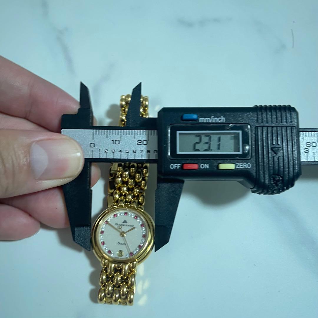 稼動品　美品　モーリスラクロア　カラーストーン　ダイヤインデックス　腕時計