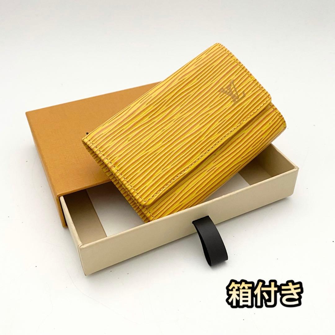 訳あり未使用品　ルイヴィトン　エピ　キーケース　ミュルティクレ6