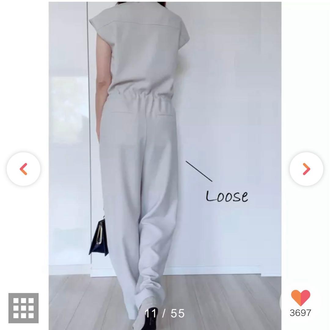 新品未使用　M7days 脚長見えオールインワン　アイスグレー　1