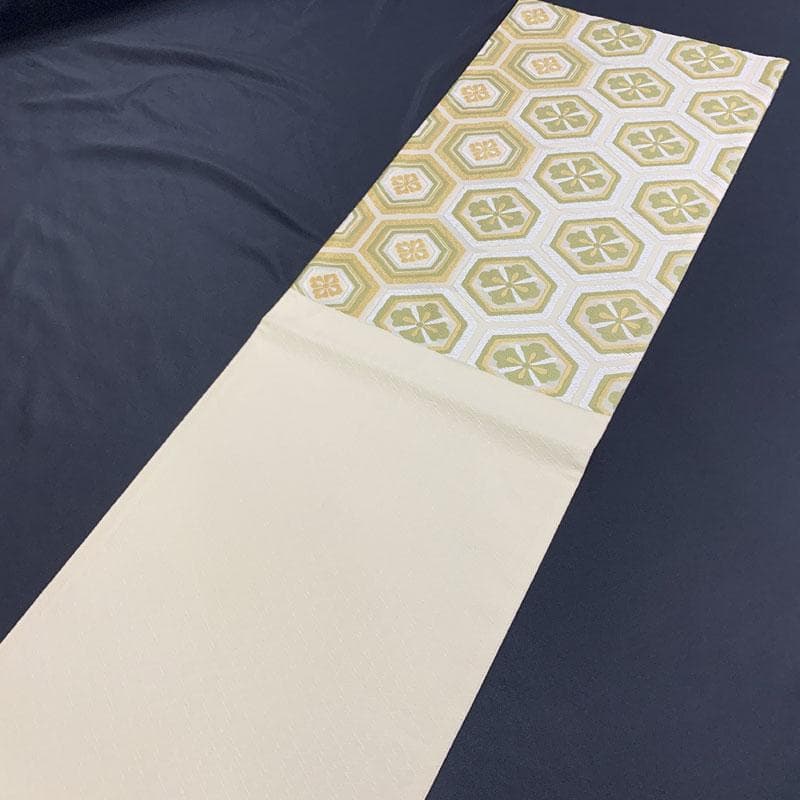 412my31◇西陣 岡文織物 花菱亀甲 唐織 袋帯 フォーマル◇美品