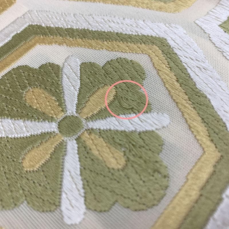 412my31◇西陣 岡文織物 花菱亀甲 唐織 袋帯 フォーマル◇美品