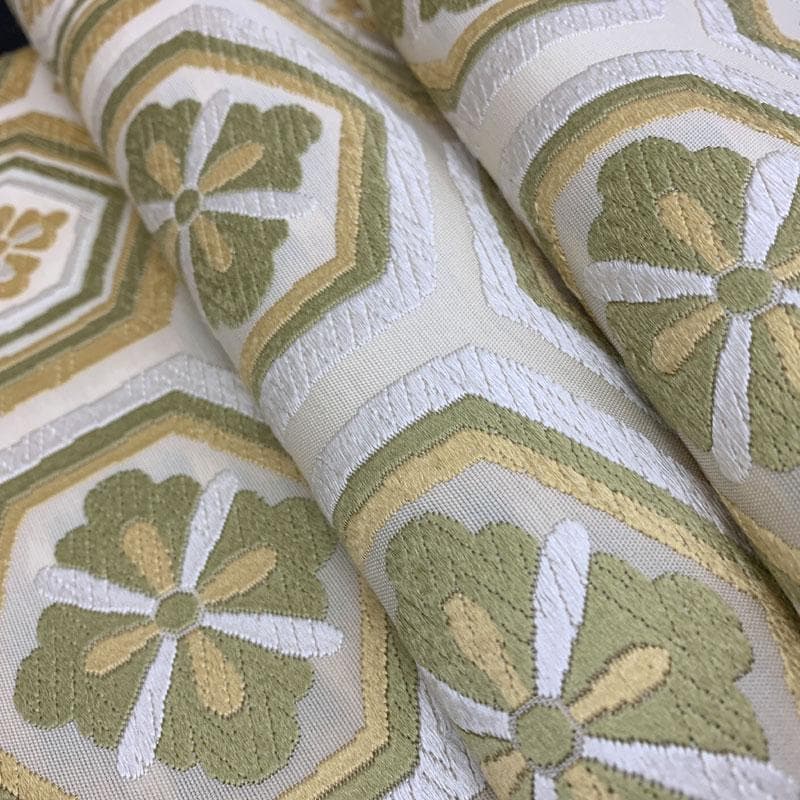 412my31◇西陣 岡文織物 花菱亀甲 唐織 袋帯 フォーマル◇美品