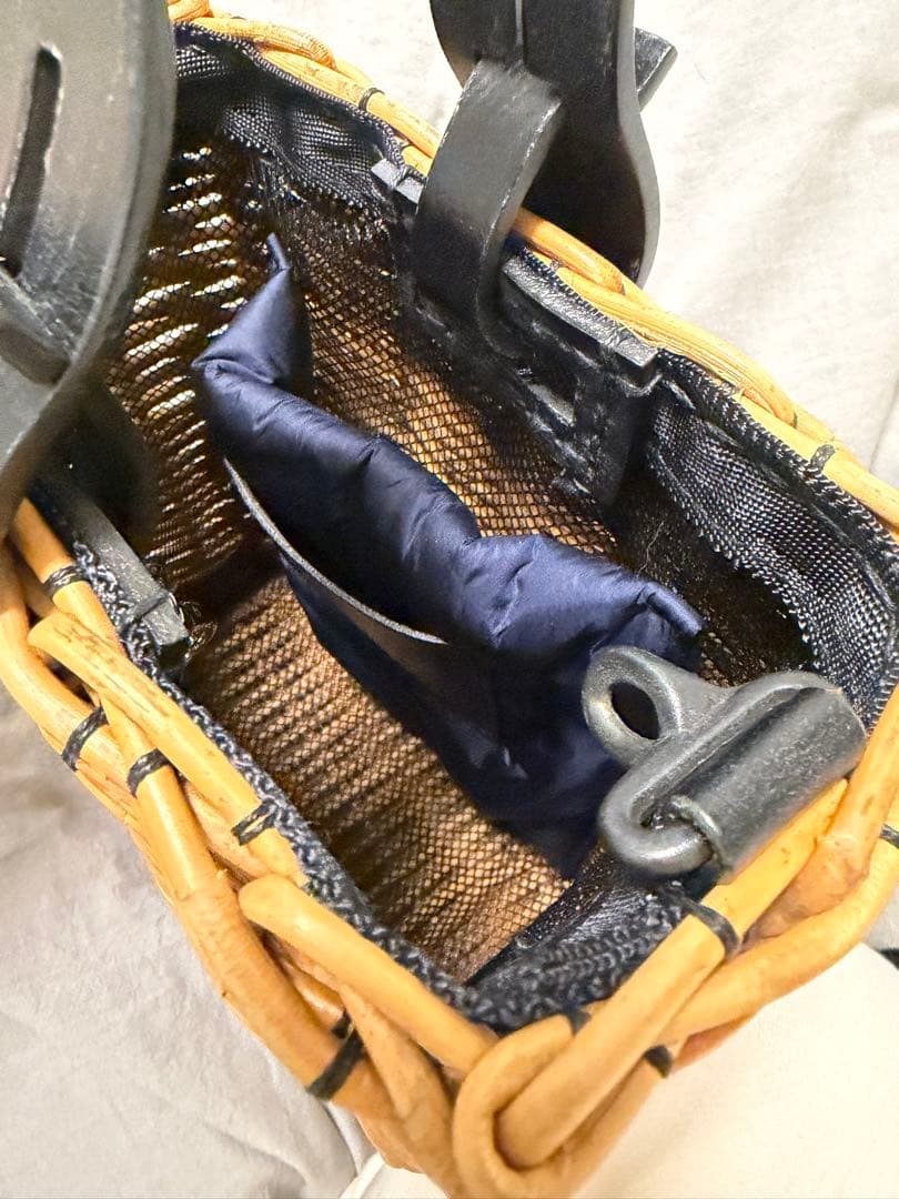 eb.a.gos　エバゴス　角たてバスケット　かごバッグ