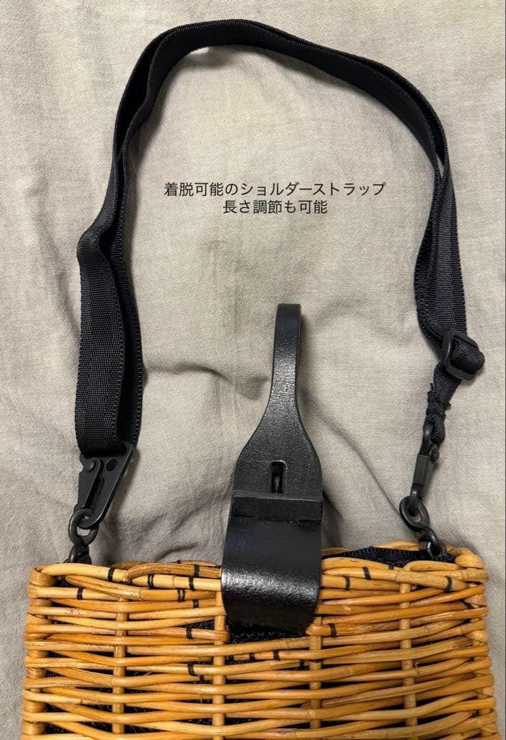 eb.a.gos　エバゴス　角たてバスケット　かごバッグ