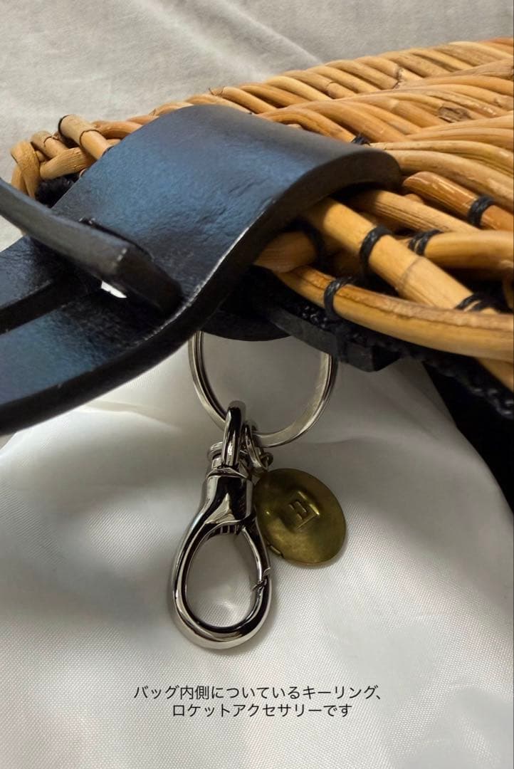 eb.a.gos　エバゴス　角たてバスケット　かごバッグ