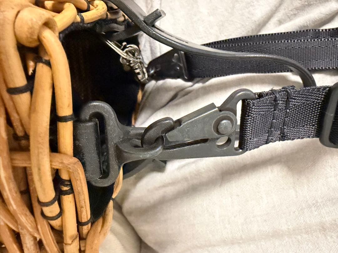 eb.a.gos　エバゴス　角たてバスケット　かごバッグ