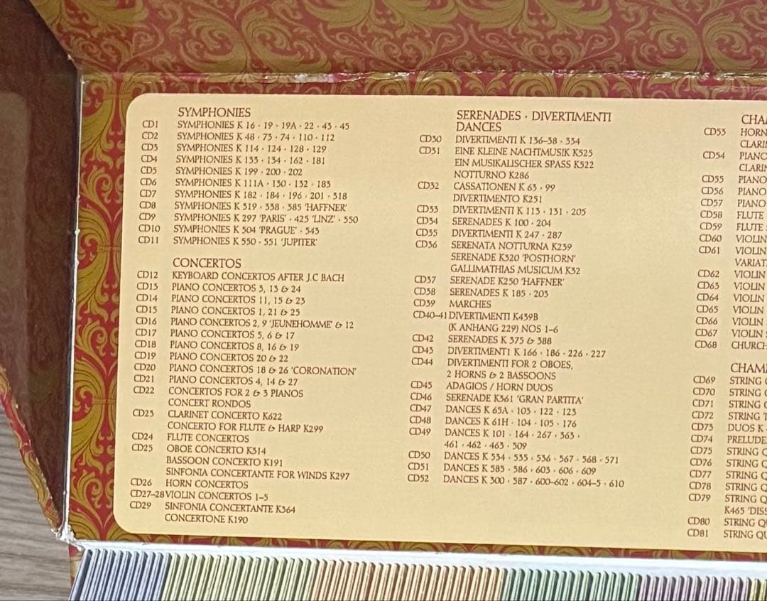 モーツァルト 全集 MOZART COMPLETE EDITION 170CD