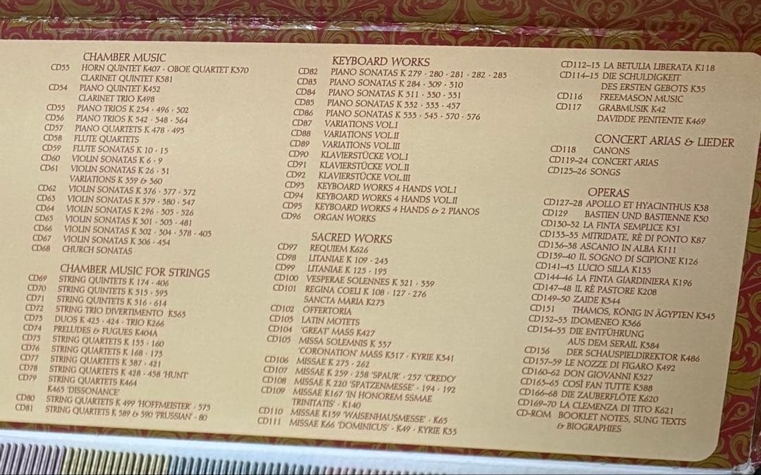 モーツァルト 全集 MOZART COMPLETE EDITION 170CD