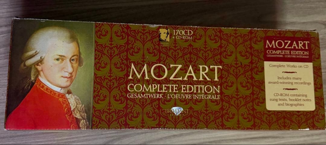 モーツァルト 全集 MOZART COMPLETE EDITION 170CD
