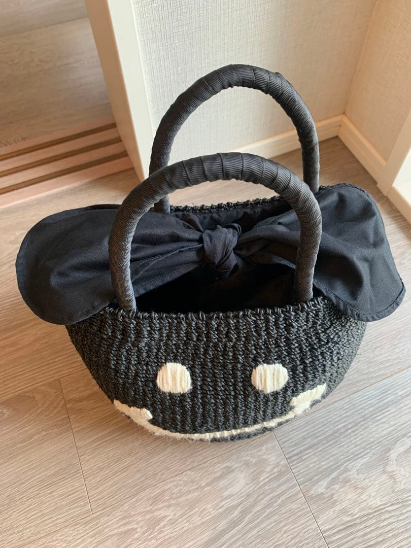 【rara】a-jolie アジョリー スマイルカゴバッグ ニコちゃん