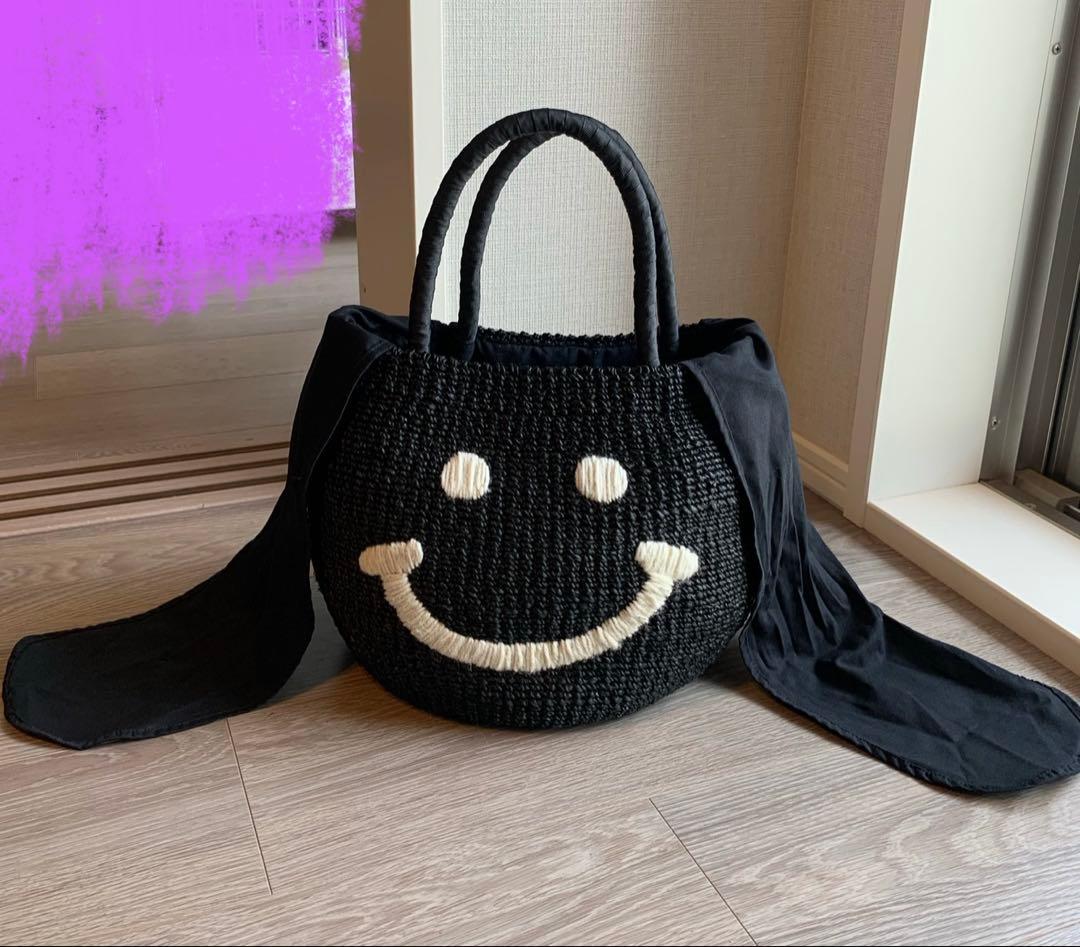 【rara】a-jolie アジョリー スマイルカゴバッグ ニコちゃん