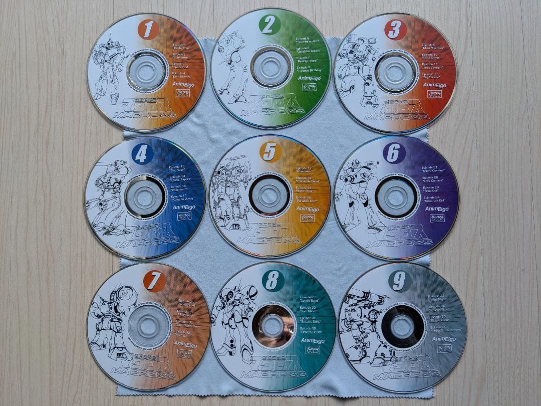 超時空要塞マクロス 完全版DVD (北米版) ケース無し