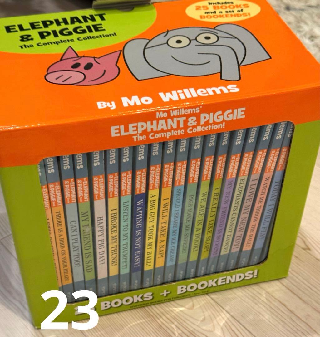 【Mo Willems】Elephant & Piggieシリーズ英語原作23冊