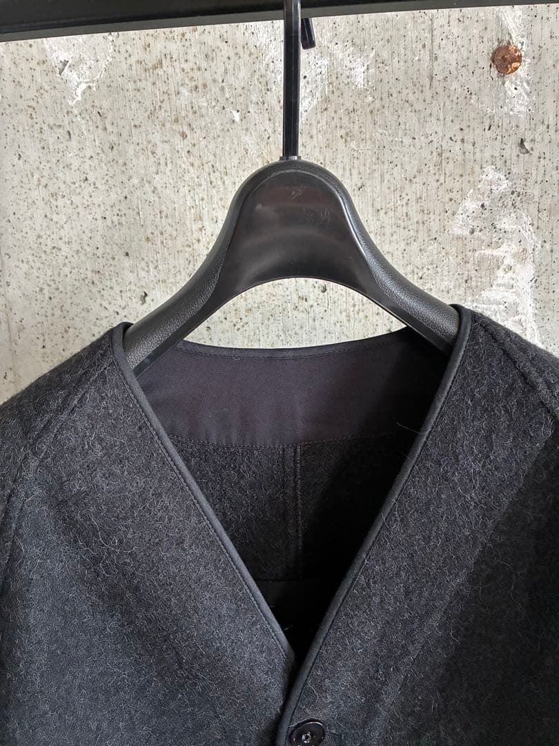 新品　Lemaire ルメール アルパカ　ノーカラージャケット カーディガン