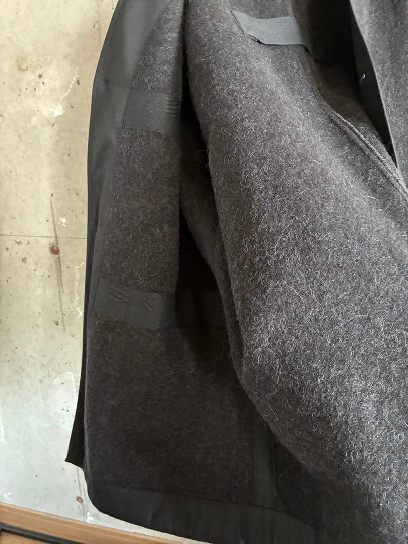 新品　Lemaire ルメール アルパカ　ノーカラージャケット カーディガン