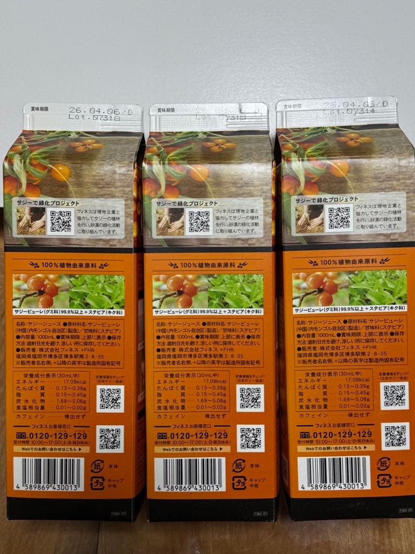 豊潤サジー 1000ml×3本