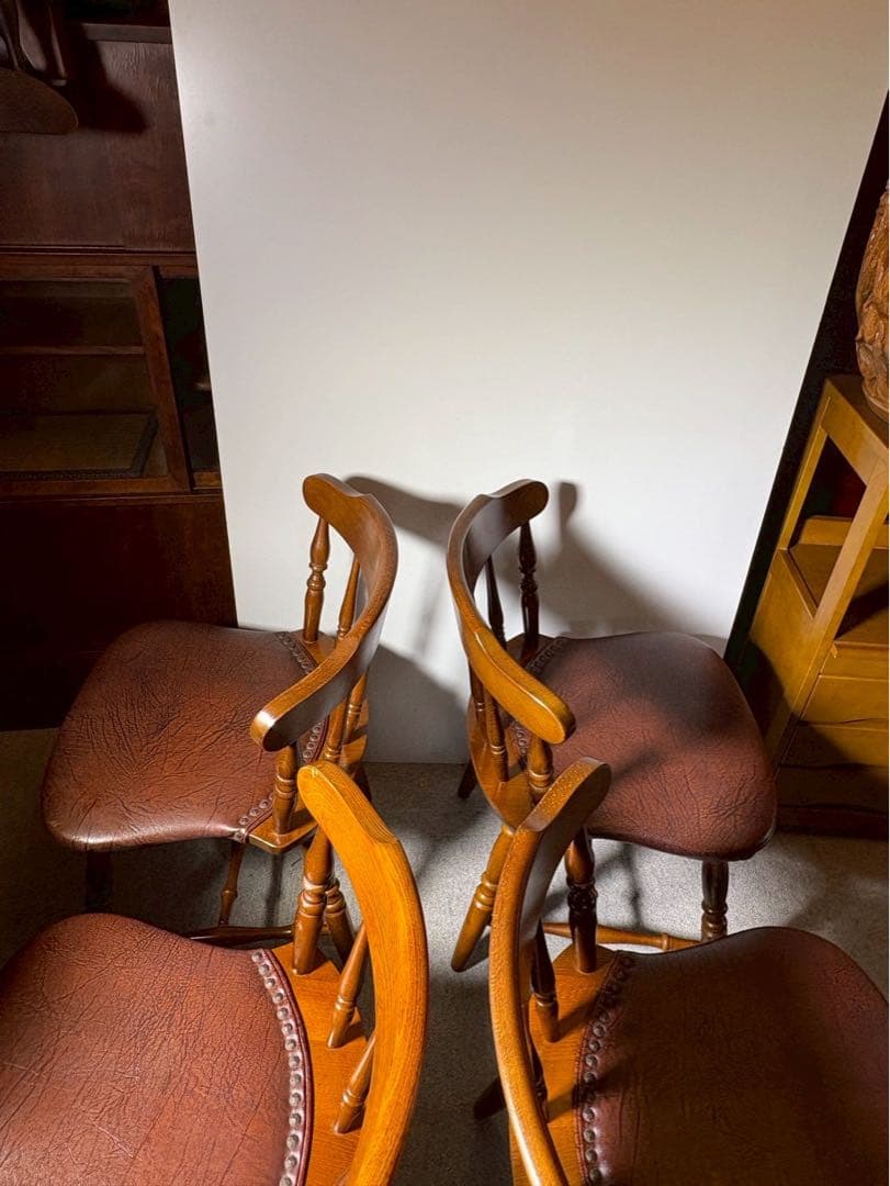 飛騨家具 WINDS 太平 ダイニングチェア 4脚セット │ ウィンザーチェア