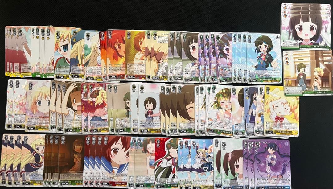 ヴァイスシュヴァルツ きんいろモザイク 8枝デッキ パーツ付き